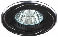 ЭРА cв-к встр алюмин. MR16,12V, 50W черный/хром KL34 AL/BK/1 (аналог 409479) 0068