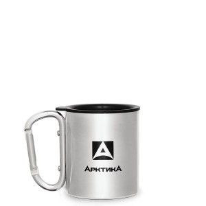 Термокружка Арктика 801-300К, 300мл, с карабином