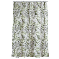 VETTA Шторка для ванной, ПЕВА, 60 г/м2, 180х180см, Листья, 038