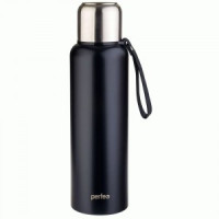 Термос Perfeo узк.горло , с ситечком, ремешком 1,5л, черный PF_C3708