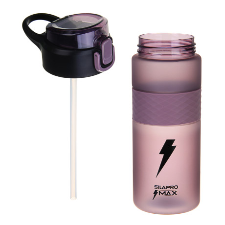 SILAPRO MAX Бутылка спортивная с замком, ELDERBERRY, 700мл, PC