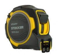 STEKKER Рулетка 7,5м*25мм, прорезинен.корпус, автостоп, магнит, двухстор.нанесение MTS-87-P 50211