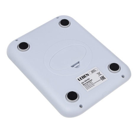 LEBEN Весы кухонные, от 2хААА не в комп, металл, до 5 кг