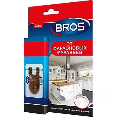 Приманка 2шт. от фараон.(рыжих) муравьев BROS х20