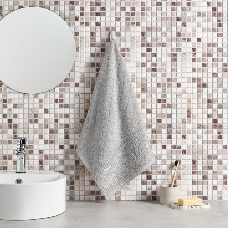 PROVANCE Фрэя Полотенце махровое, 100% хлопок, 50х90см, 465гр/м, серый