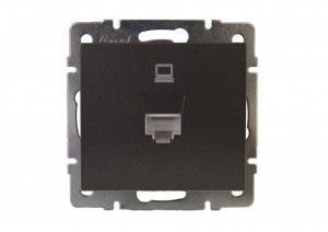 Lezard RAIN мех. роз. компьют. СУ 1 мест. черный графит матовый (корпус PC) 703-4188-139