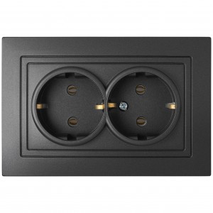 Bylectrica УЮТ роз. 2 мест. СУ земля, черный графит, (РС16-348 черный графит)