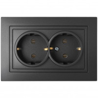 Bylectrica УЮТ роз. 2 мест. СУ земля, черный графит, (РС16-348 черный графит)