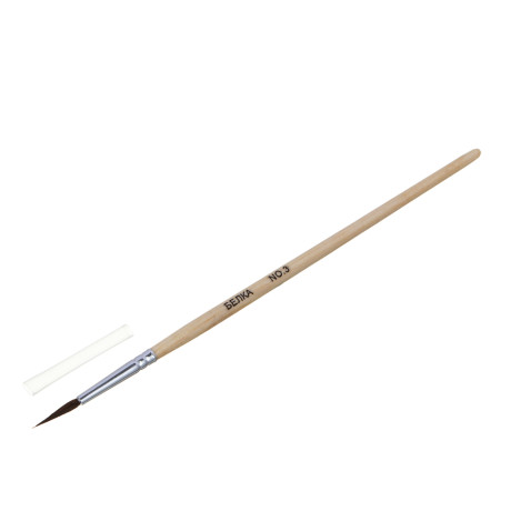 Набор кистей 5 шт: белка №1,3 волос пони № 2,4,6, в пакете с подвесом