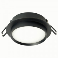Feron cв-к встр. под лампу GX53, черный, круг 110х40мм DL507 51349
