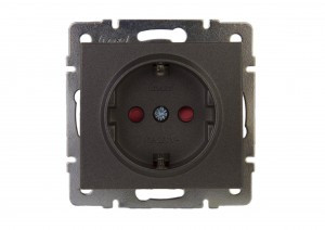 Lezard RAIN мех. роз. СУ 1 мест. черный графит матовый, керамика, шторки (корпус PC) 703-4188-124