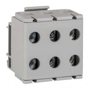 EKF PROxima Клемма силовая вводная тройная КСВ 16-50 серая