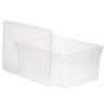 Ящик для хранения с крышкой 10л BASIC, полипропилен, 36,9х24,7х15,4см, арт.FB1051