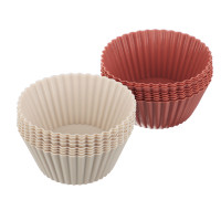 VETTA Набор форм силиконовых 16шт, 6,5x3,3см, &quot;Кекс&quot;, 3 цвета