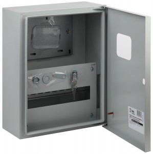 ЭРА SIMPLE щит (корпус) метал. ЩУРН-1/12 (400х300х155мм), окно, IP31