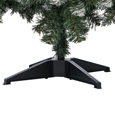 Ель искусственная "Европейская большая" 160 см с белоснежными кончиками, 475 веток, ПВХ