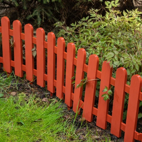Забор декоративный "Классика", 29 х 224 см, терракот, Palisad