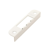 Планка ответная 0068-W (белый) д/дверей финского типа с &quot;четвертью&quot; \ 20