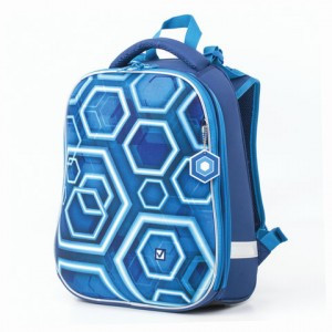 Ранец BRAUBERG PREMIUM, 2 отделения, с брелоком, для мальчиков, "Техно", 38х29х18 см, 227812