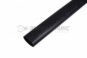 REXANT термоусадка трубка ТУТ клеевая  55,0/16,0мм (3:1) 1м  черная, (2!) 26-0055