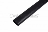 REXANT термоусадка трубка ТУТ клеевая  55,0/16,0мм (3:1) 1м  черная, (2!) 26-0055