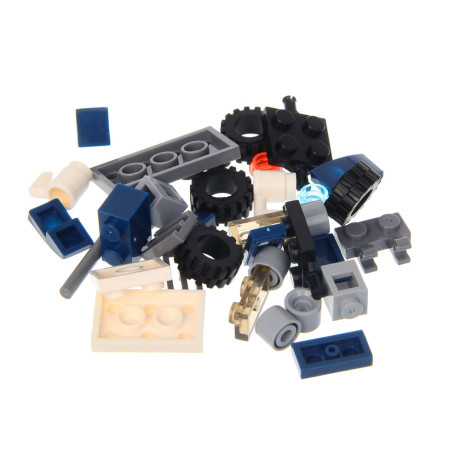 ИГРОЛЕНД Конструктор "Транспорт" 6 в 1, 12,5х3,5х7,5 см, ABS, 12 видов