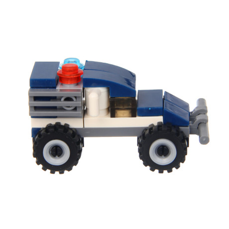 ИГРОЛЕНД Конструктор "Транспорт" 6 в 1, 12,5х3,5х7,5 см, ABS, 12 видов