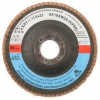Круг лепестковый торцевой &quot;БАЗ&quot; д/шлифования, тип КЛТ 1, KK19XW, зерно-электрокорунд нормальный, P60