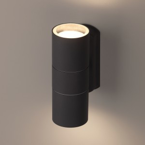 ЭРА св-к декор. подсветка на стену 2хGU10 Max35W IP54 серый WL28 GY 6096