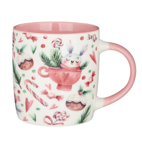 MILLIMI Карнавал Кружка 340мл, 4 дизайна, фарфор