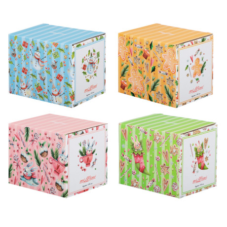 MILLIMI Карнавал Кружка 340мл, 4 дизайна, фарфор