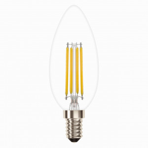 SmartBuy FIL свеча C37 E14 8W(630lm) 2700К 2K филамент (нитевидная) 35x98мм SBL-C37F-8-27K-E14