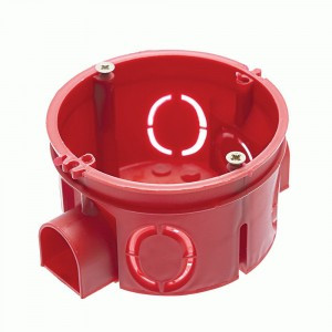 STEKKER коробка монтажная с кабель-каналом для сплошных стен красный EBX20-01-1 (A3A647-003) 39293