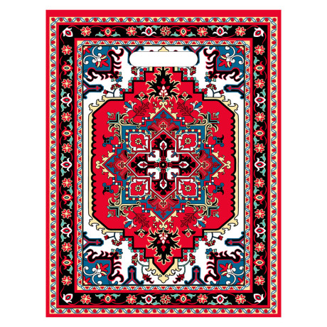 Пакет с вырубной усиленной ручкой 31x40см "Галамарт" 4 дизайна в асс.