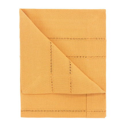 BY COLLECTION Стэйн Салфетка сервировочная, 2шт в комплекте, 35х45см, 100% хлопок, горчица