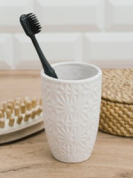 Стакан д/зубных щеток ВаннДерВайт, керамика, цвет белый 60716 Master House