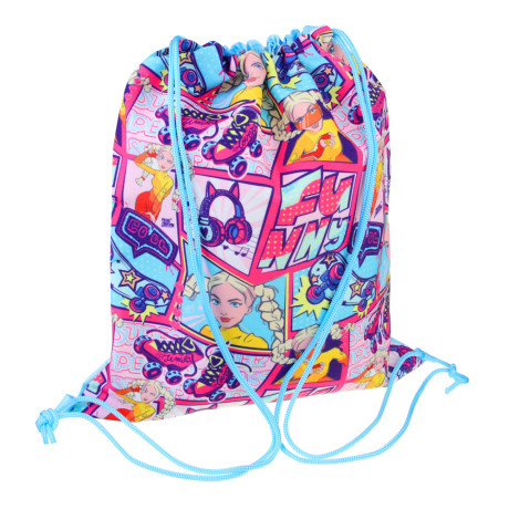 BY Русские Супергерои Мешок для обуви, 39х47см, сверхплотный п/э, 2-сторонняя печать "Заря фэшн"