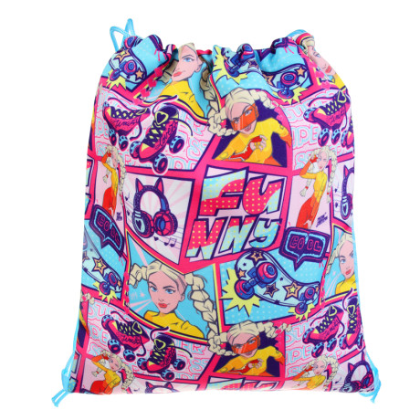 BY Русские Супергерои Мешок для обуви, 39х47см, сверхплотный п/э, 2-сторонняя печать "Заря фэшн"