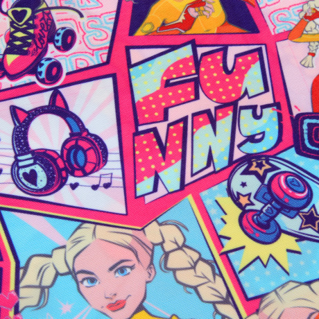 BY Русские Супергерои Мешок для обуви, 39х47см, сверхплотный п/э, 2-сторонняя печать "Заря фэшн"