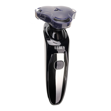 LEBEN Бритва Премиум роторная водонепроницаемая, цифровой дисплей, аккумулятор 3,7 В, USB кабель