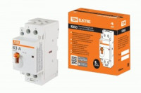 TDM Контактор модульный с ручным управлением КМ63/2-63 2НО 230В АС  SQ0213-0104