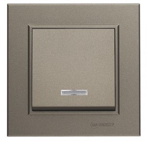 Makel Karea выкл. СУ 1 кл. зелен. (инд.) 56052021