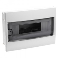 Bylectrica бокс (корпус) пластик ЩРВ-П-12 мод. встраив. с дверцей, опломбировка, IP20 (КНС-12ДБ)