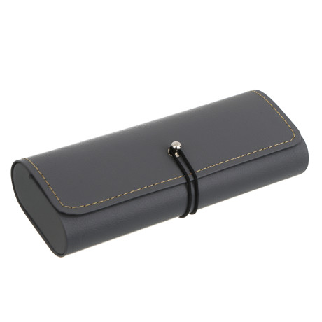 Футляр для очков полу-формованный на застежке тм ЮL Авентус, ПУ, 16х6,5х3см, 2 цвета