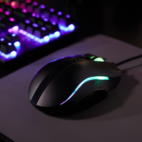 BY Игровая мышь проводная RPG 16000dpi,11D,PMW3389,RGB,220см