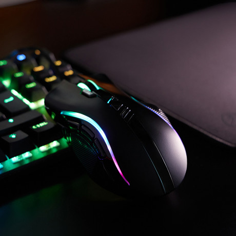 BY Игровая мышь проводная RPG 16000dpi,11D,PMW3389,RGB,220см