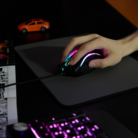 BY Игровая мышь проводная RPG 16000dpi,11D,PMW3389,RGB,220см