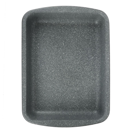 SATOSHI Буко Противень глубокий, 36,5х27х5,5см, угл.сталь, антипригарное покрытие "Мрамор"