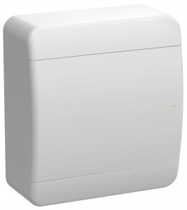 IEK TEKFOR бокс (корпус) пластик. ЩРН-П- 8 мод. навесной, белая дверь IP41