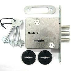 Ижевск ЗВ 8-4Н-01 трехригельный Замок врезной б/руч (30)